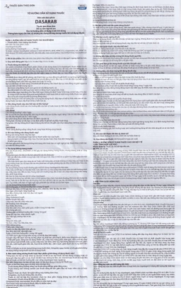 Thuốc Dasarab 75mg Davi Pharm điều trị hội chứng mạch vành cấp (2 vỉ x 14 viên)