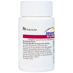 Viên nén Janumet XR 50mg/1000mg MSD điều trị đái tháo đường típ 2 (14 viên)
