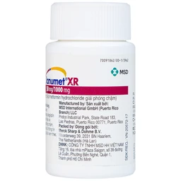 Viên nén Janumet XR 50mg/1000mg MSD điều trị đái tháo đường típ 2 (14 viên)