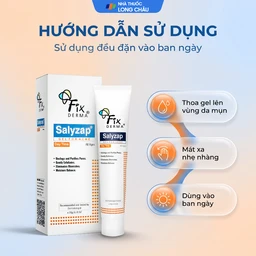 Gel bôi giảm mụn, kháng viêm Fixderma Salyzap (20g) 5