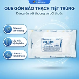 Que gòn Bảo Thạch (20 que) dùng rửa vết thương, lấy mẫu bệnh phẩm, làm sạch và bôi thuốc 2