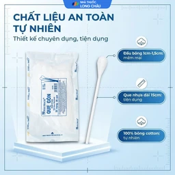 Que gòn Bảo Thạch (20 que) dùng rửa vết thương, lấy mẫu bệnh phẩm, làm sạch và bôi thuốc 3
