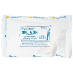 Que gòn Bảo Thạch (20 que) dùng rửa vết thương, lấy mẫu bệnh phẩm, làm sạch và bôi thuốc