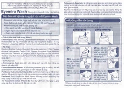 Dung dịch rửa mắt Eyemiru Wash Nitto Medic phòng chống bệnh về mắt (500ml)