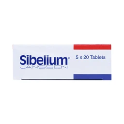 Thuốc Sibelium Janssen điều trị đau nửa đầu  (5 vỉ x 20 viên)