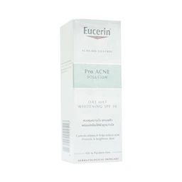 Kem dưỡng ban ngày Eucerin Pro Acne Solution Day Mat Whitening SPF30 dưỡng trắng da, ngăn ngừa mụn (50ml)