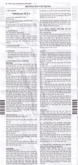 Viên nén NifeHexal 30 LA Sandoz điều trị tăng huyết áp (3 vỉ x 10 viên)