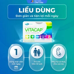 Viên uống Vitacap Mega We Care bổ sung Vitamin và khoáng chất cho cơ thể (5 vỉ x 10 viên) 5