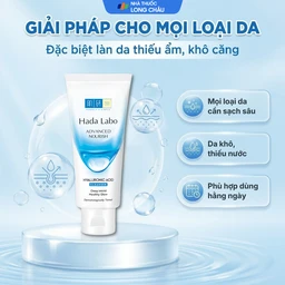 Kem rửa mặt Hada Labo giúp làm sạch sâu, dưỡng ẩm (Hydrating) 80g 4