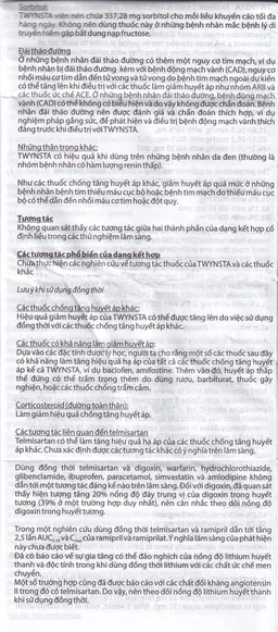 Thuốc Twynsta 40mg/5mg Boehringer điều trị tăng huyết áp vô căn (14 vỉ x 7 viên)