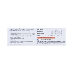 Thuốc Vaslor 10 Davi Pharm giảm cholesterol và triglycerid trong máu (4 vỉ x 7 viên)