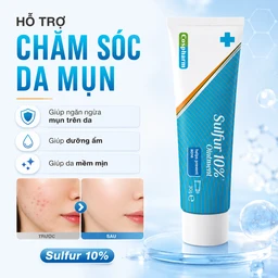 Kem bôi ngừa mụn, giảm sưng viêm sulfur 10% ointment Cospharm 30g 3