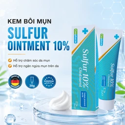 Kem bôi ngừa mụn, giảm sưng viêm sulfur 10% ointment Cospharm 30g 2