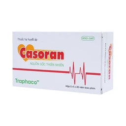 Thuốc Casoran Traphaco điều trị tăng huyết áp (5 vỉ x 20 viên)