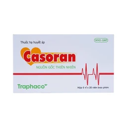 Thuốc Casoran Traphaco điều trị tăng huyết áp (5 vỉ x 20 viên)