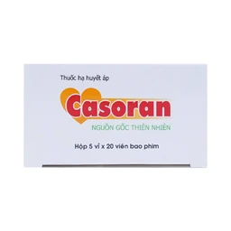 Thuốc Casoran Traphaco điều trị tăng huyết áp (5 vỉ x 20 viên)