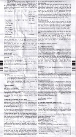 Thuốc Curam 1000mg Sandoz điều trị nhiễm khuẩn (10 vỉ x 8 viên)