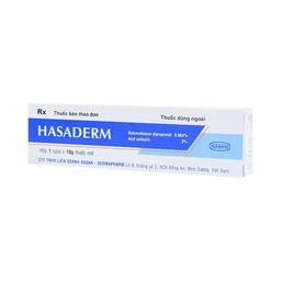 Thuốc mỡ Hasaderm Hasan điều trị liken phẳng, viêm da tiết bã nhờn (10g)