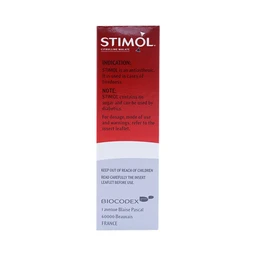 Siro Stimol Biocodex dùng trong các trường hợp mệt mỏi, suy nhược (18 gói x 10ml)