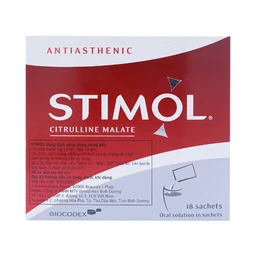 Siro Stimol Biocodex dùng trong các trường hợp mệt mỏi, suy nhược (18 gói x 10ml)