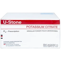 Bột pha uống U-Stone Casasco điều trị và phòng ngừa sỏi thận (60 gói)