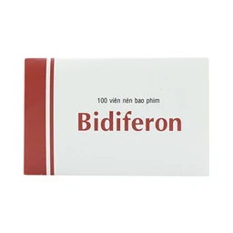 Thuốc Bidiferon điều trị dự phòng thiếu sắt và acid folic (10 vỉ x 10 viên)