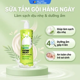 Sữa tắm gội cho bé Lactacyd Milky Baby Sanofi bảo vệ và nuôi dưỡng da (500ml) 2