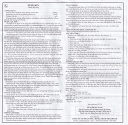 Bột uống Sumakin Mekophar điều trị nhiễm khuẩn miệng và đường hô hấp (12 gói x 1.5g)