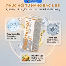Xịt dưỡng da khô, nứt nẻ Panthenol Nano Bạc Bimex 130g 3