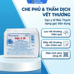 Gạc Bảo Thạch 10x10cm x 6 lớp (100 miếng) 2