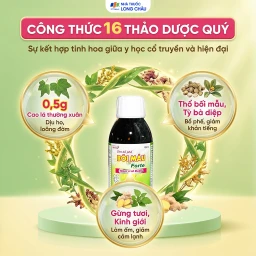 Siro hỗ trợ giảm ho, bổ phế Bối Mẫu Forte Mom And Baby (125ml) 3