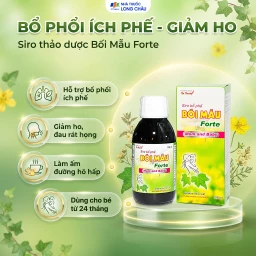 Siro hỗ trợ giảm ho, bổ phế Bối Mẫu Forte Mom And Baby (125ml) 2