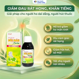 Siro hỗ trợ giảm ho, bổ phế Bối Mẫu Forte Mom And Baby (125ml) 4