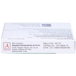 Thuốc Tadachem-20 Aurochem điều trị rối loạn cương dương (2 vỉ x 2 viên)