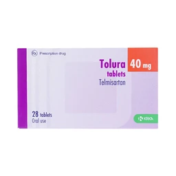 Thuốc Tolura Tablets 40mg Krka điều trị cao huyết áp (4 vỉ x 7 viên)