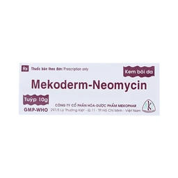 Kem bôi da Mekoderm-Neomycin Mekophar điều trị chàm, vẩy nến, viêm da tiếp xúc (10g) 