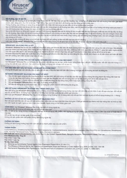 Gel bôi Hiruscar Silicone Pro mờ sẹo mổ, to lồi phì đại (10g)