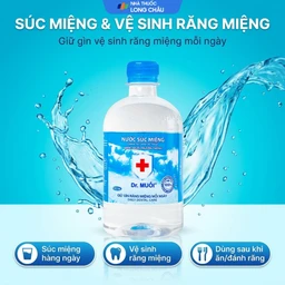 Nước súc miệng Dr. Muối giảm nguy cơ các bệnh về răng miệng (500ml) 2