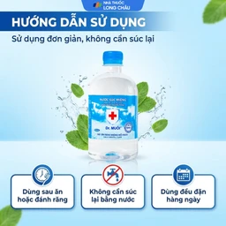 Nước súc miệng Dr. Muối giảm nguy cơ các bệnh về răng miệng (500ml) 5