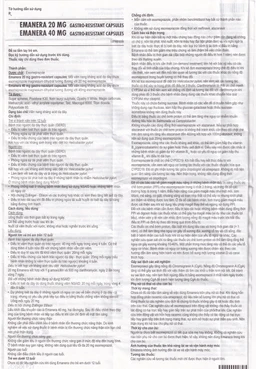 Thuốc Emanera 20mg KRKA điều trị trào ngược dạ dày thực quản (4 vỉ x 7 viên)