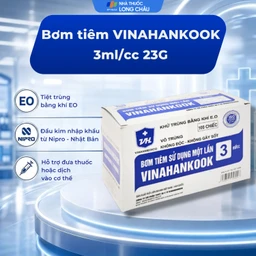 Bơm tiêm 3ml/cc 23G Vinahankook dùng một lần (100 cái) 2