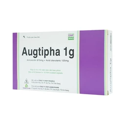 Thuốc Augtipha 1g Tipharco điều trị nhiễm khuẩn (2 vỉ x 10 viên) 