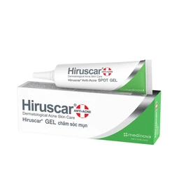 Gel Hiruscar Spot Gel hỗ trợ kháng khuẩn, ngừa mụn trứng cá (10g)