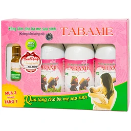 Nước xông tắm gội cho sản phụ Tabame Herbe Combo 2x3 chai 250ml
