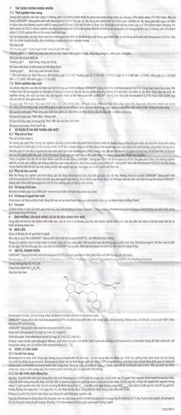 Thuốc nhỏ mắt Lumigan 0.01% Allergan giảm tăng áp suất nội nhãn (3ml)