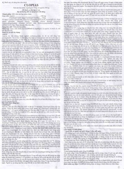 Thuốc Clopias USP phòng ngừa các biến cố xơ vữa huyết khối (3 vỉ x 10 viên)