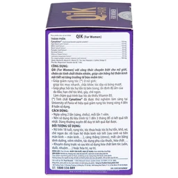 Viên giúp giảm rụng tóc ở nữ giới giúp mọc tóc Ecogreen Qik Hair For Women (30 viên)