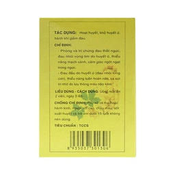 Thuốc Đan Sâm - Tam Thất phòng và trị chứng đau thắt ngực, đau nhói vùng tim do huyết ứ (40 viên)