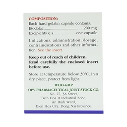 Thuốc Rhumacap 200 OPV điều trị viêm khớp dạng thấp (10 vỉ x 10 viên)