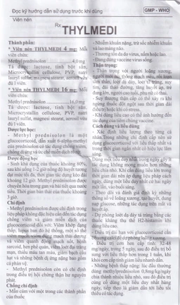 Thuốc Thylmedi 16mg Mediplantex kháng viêm, chống dị ứng (3 vỉ x 10 viên)